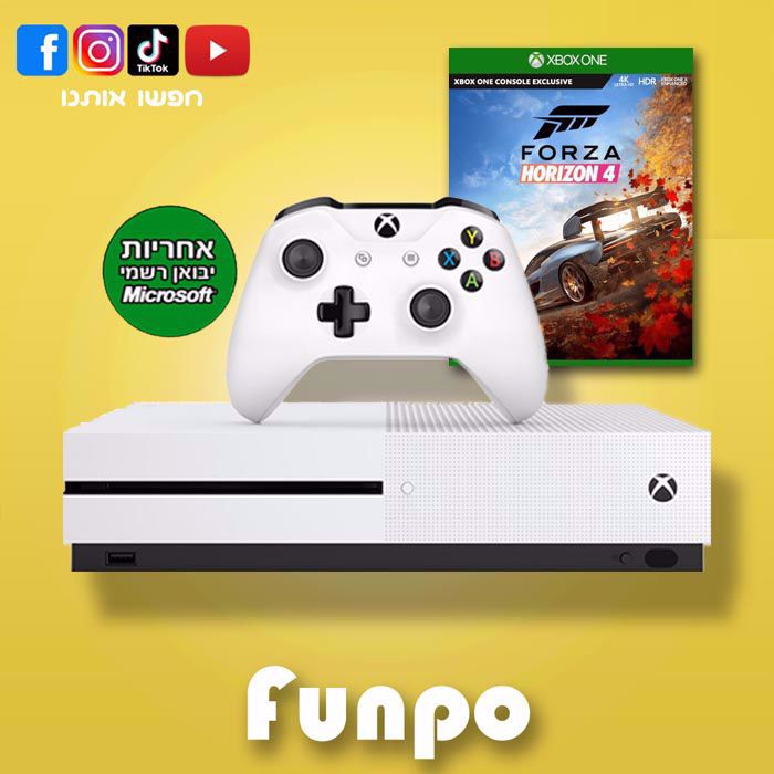 Xbox One S 1T Forza Bundle אקס בוקס וואן אס פאן פה