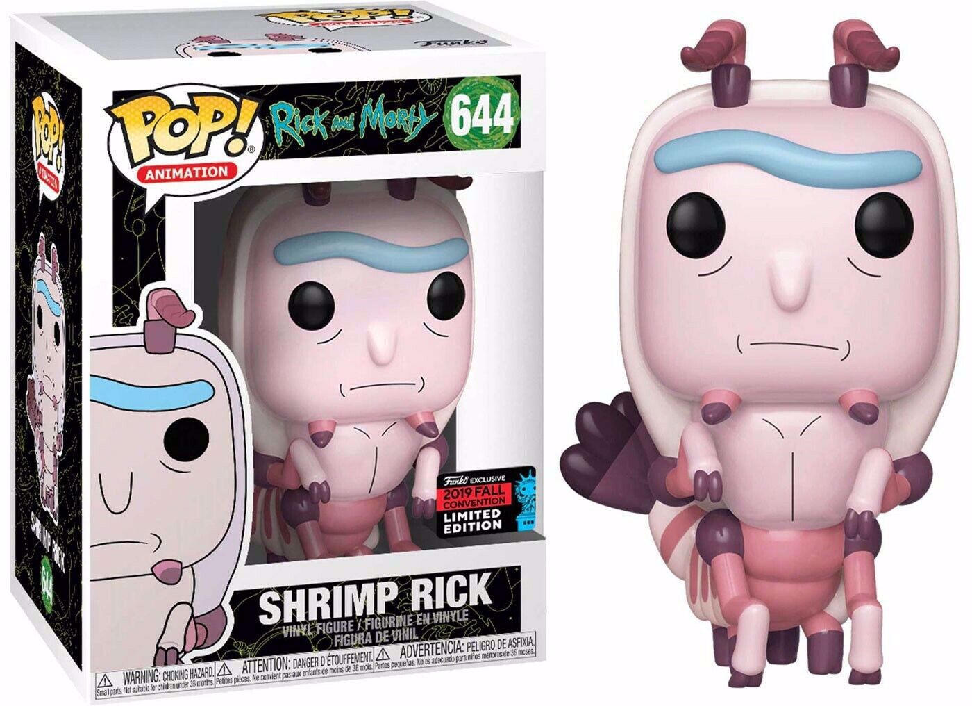 Funko Pop - Shrimp Rick SDCC (Rick And Morty) 644 בובת פופ ...