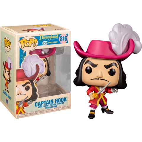 Funko Pop - Captain Hook (Disney) 816  בובת פופ  קפטן הוק