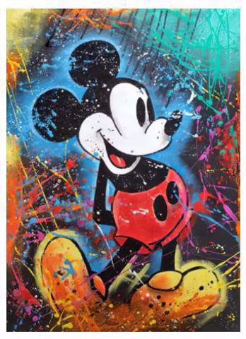 פוסטר קנבס מיקי מאוס Mickey Mouse Canvas