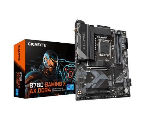 תמונה של לוח Gigabyte B760 GAMING X AX DDR4 WIFI 6E BT PCIE 4.0 ATX REV1.3