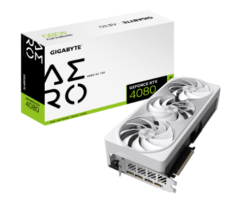 תמונה של כרטיס מסך Gigabyte RTX 4080 16GB AERO OC White Pcie 4.0