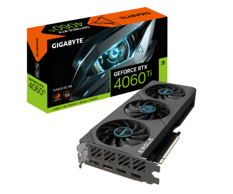 תמונה של כרטיס מסך Gigabyte RTX 4060 Ti EAGLE OC 8GB 1XHDMI 3XDP