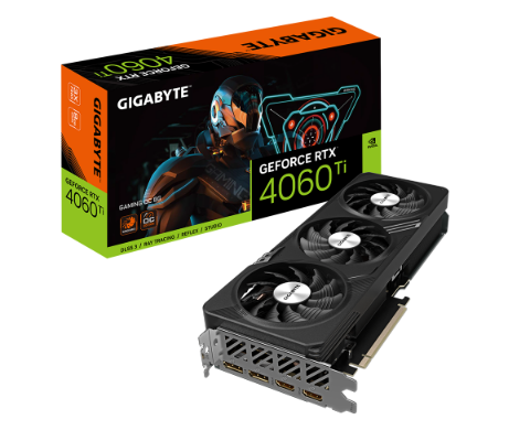 תמונה של כרטיס מסך Gigabyte 4060 Ti Gaming OC 8GB 1XHDMI 3XDP