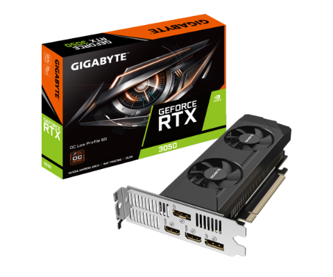 תמונה של כרטיס מסך Gigabyte GeForce RTX 3050 6GB Low Profile