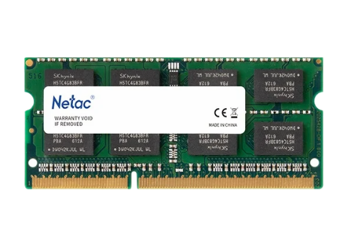 תמונה של זכרון לנייד Netac 8GB DDR3L 1600Mhz SoDIMM C11 1.35V