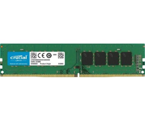 תמונה של זיכרון לנייח CRUCIAL 16GB DDR4 3200 UDIMM 1.2V