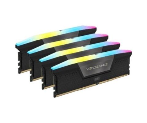 תמונה של זכרון לנייח קיט Corsair Vengeance RGB DDR5 128GB 32X4 5600MHZ C40