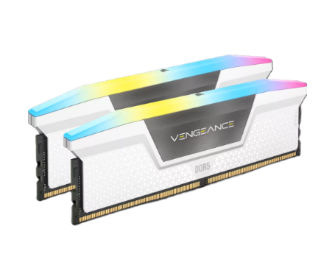 תמונה של ז.לנייח Corsair Vengeance RGB DDR5 32GB 2X16 6000MHZ C36kit White