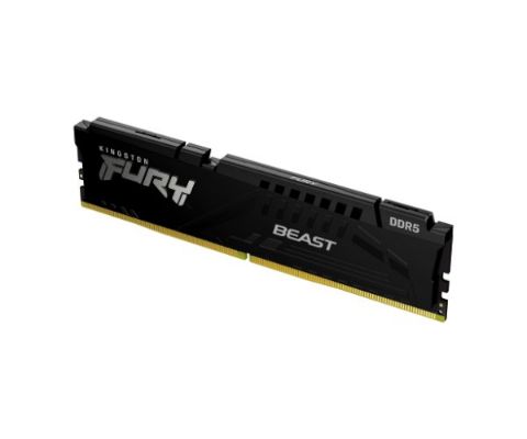 תמונה של זכרון לנייח Kingston Fury Beast Black 32GB 4800MHZ DDR5 C38