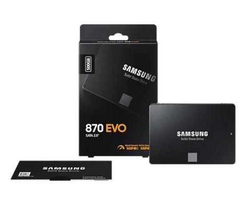 תמונה של דיסק SAMSUNG EVO870 500GB 2.5 SSD SATA III