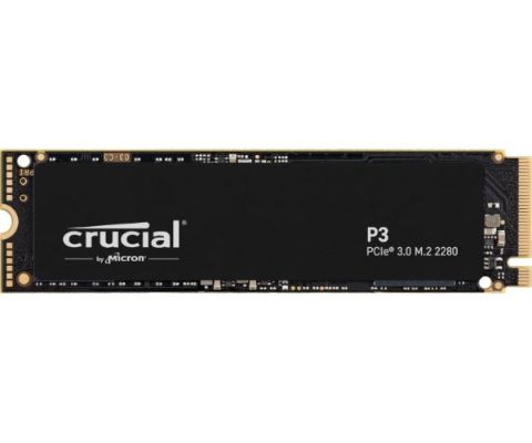 תמונה של דיסק פנימי Crucial P3 1TB PCIe NVME 3.0 3D Nand Up To 3500MB/s