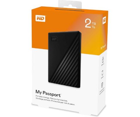 תמונה של דיסק חיצוני Western Digital My Passport 2TB 2.5 USB 3.2 GEN1