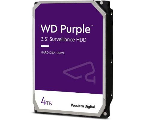 תמונה של דיסק קשיח פנימי לנייח WD 4TB Purple 5400rpm 256MB 3.5