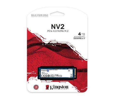 תמונה של דיסק פנימי Kingston NV2 4TB NVME GEN 4.0 4X4 M.2 2280