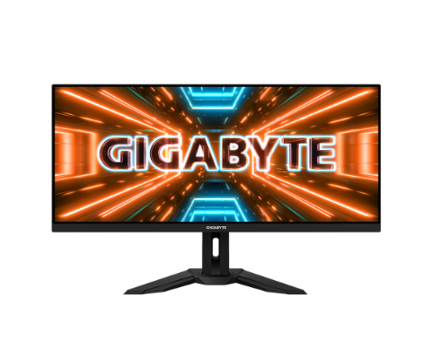 תמונה של מסך Gigabyte M34WQ 144HZ UWQHD 1MS HDR400 IPS KVM 21:9 SPK BLACK