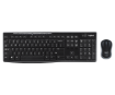 תמונה של סט מקלדת ועכבר אל חוטי Logitech Wireless Desktop MK270