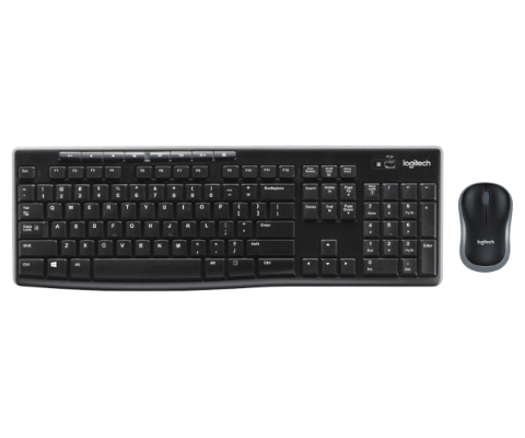 תמונה של סט מקלדת ועכבר אל חוטי Logitech Wireless Desktop MK270