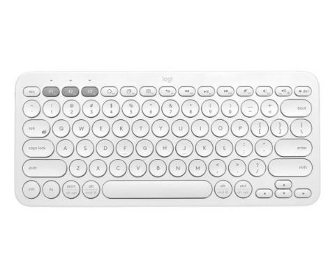 תמונה של מקלדת עברית אנגלית Logitech K380 BT White