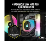 תמונה של קירור נוזלי Corsair iCUE LINK H170i RGB 420mm Black