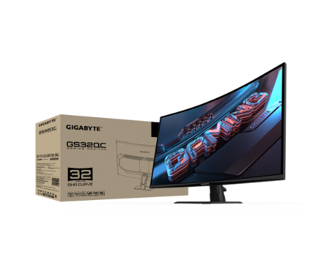 תמונה של מסך גיימינג Gigabyte GS32QC QHD VA 1Ms 170Hz Curverd 31.5