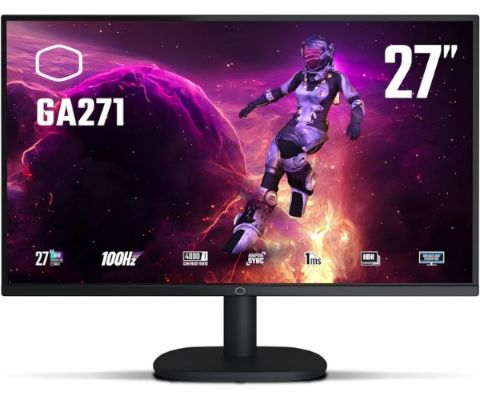 תמונה של מסך גימינג Cooler Master GA271 27inch WQHD 100hz 1ms VA HDR A-SYN