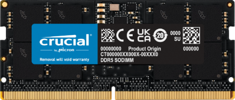 תמונה של זכרון לנייד Crucial 16GB DDR5-5600 C46 SODIMM